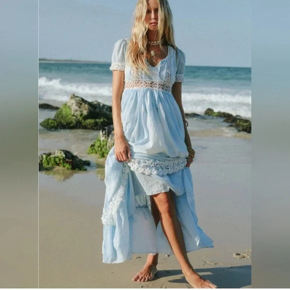 Chasing Unicorns Good Vibrations Maxi Dress - Picture 1 of 7